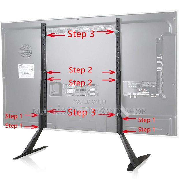 Fresh In Box Universal Tv Led Stand For 32”-75” Tv(Black) · Photo 2