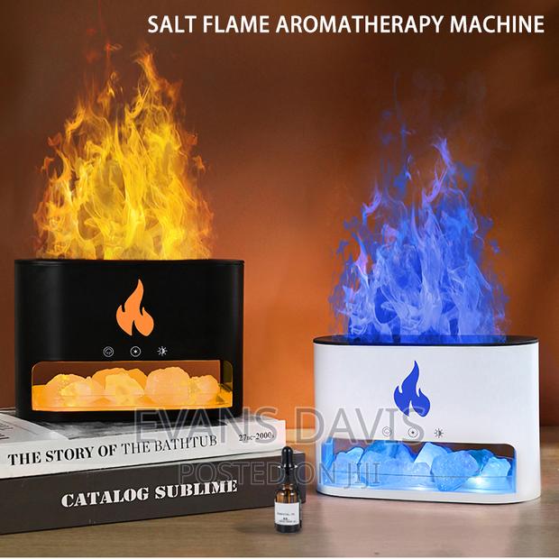 Flames Diffuser With Crystal/ Salt Stones Plus Free Oil · Photo 4