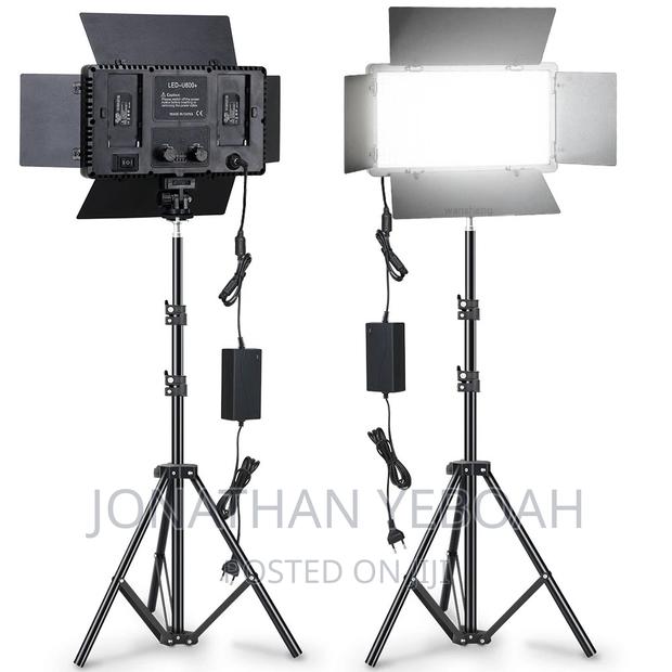 Pro Led 800 Light Kit Batteries Adapter Tripod Stand · Photo 4