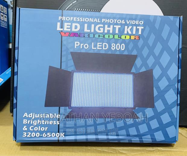 Pro Led 800 Light Kit Batteries Adapter Tripod Stand · Photo 3