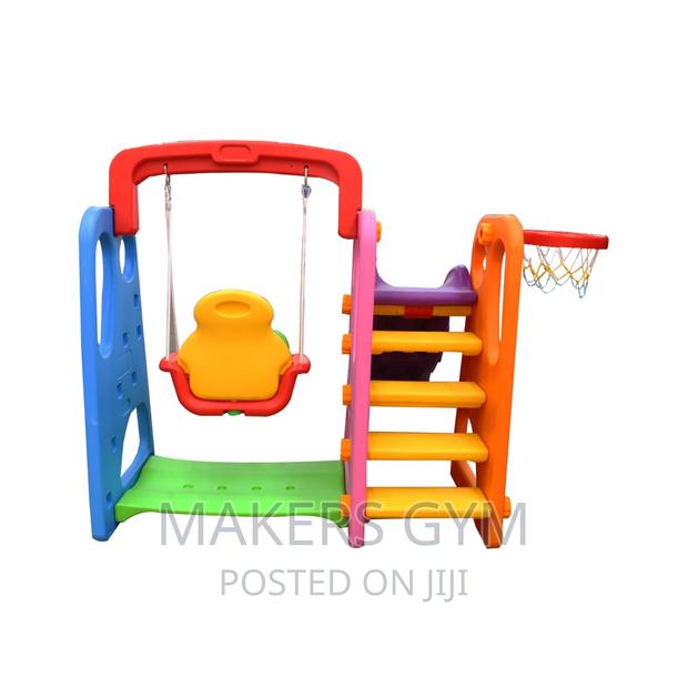Playground Slide With Seasaw and Basketball Hoop · Photo 3