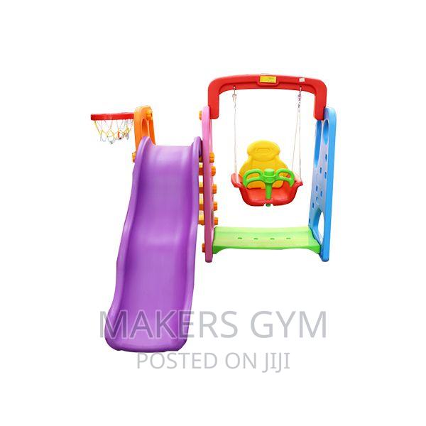 Playground Slide With Seasaw and Basketball Hoop · Photo 4