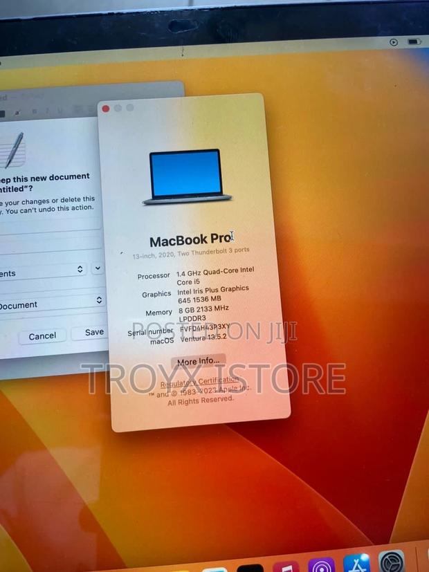 Laptop Apple MacBook Pro 2019 8GB Intel Core I5 SSD 256GB