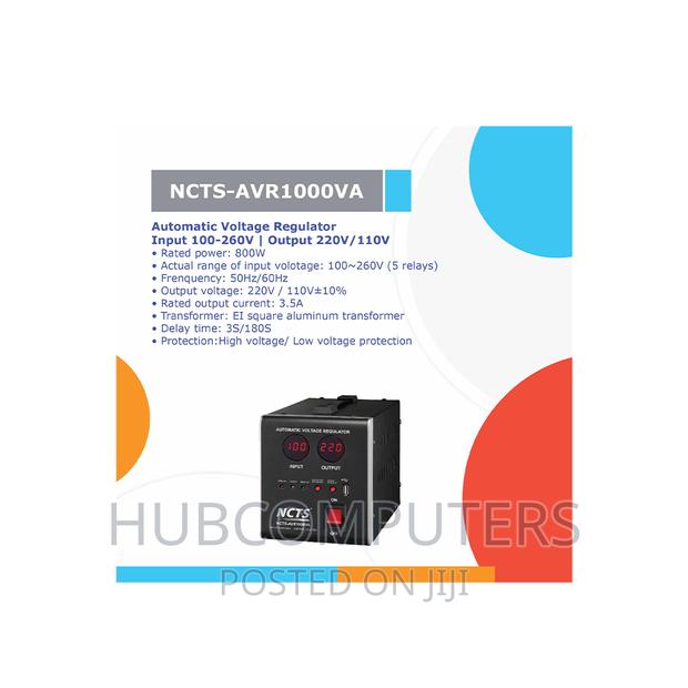 NCTS Automatic Voltage Regulator 1000va(Step Down/Stabilizer · Photo 2