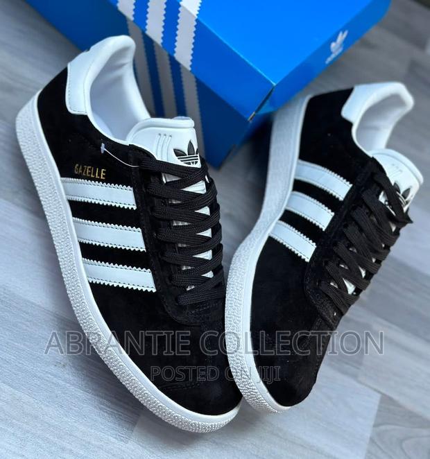 Adidas Gazelle Black/White · Photo 4