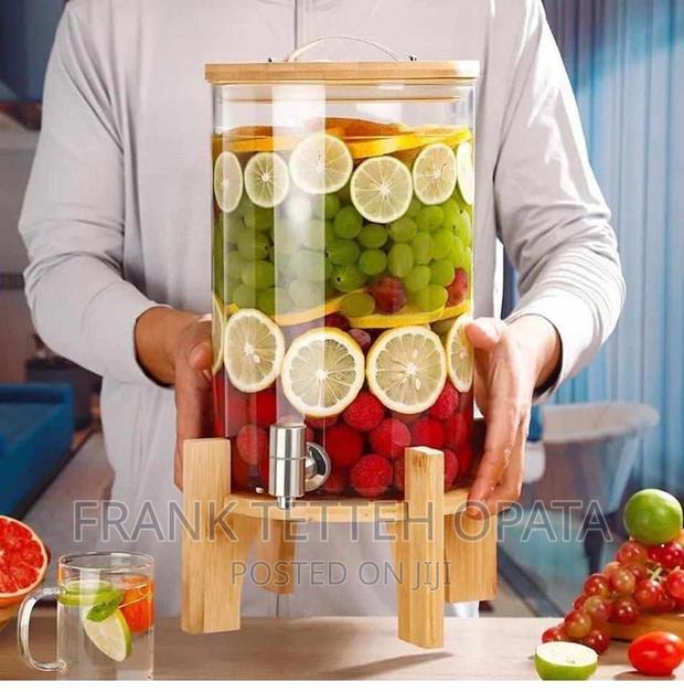 10L Juice Dispenser With Wooden Stand · Photo 2