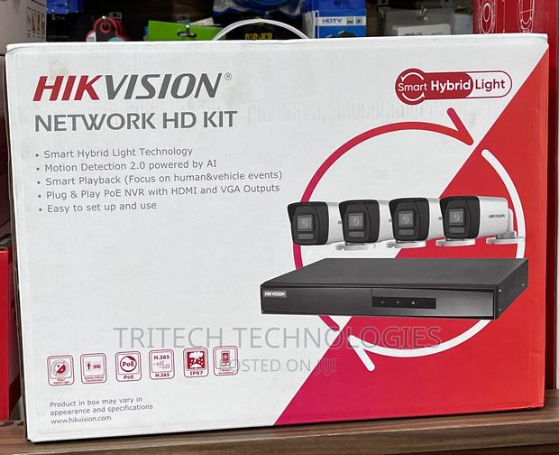 Hikvision 2mp Bullet Poe Kit Ip Full Color Nk42eoh · Photo 4