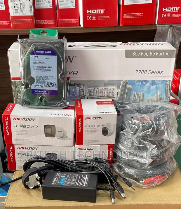Hikvision 4ch Kit Complete (2mp) With 1tb Surveillance HDD · Photo 2