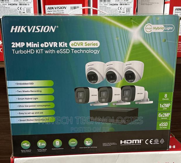 Hikvision 2mp Mini Edvr 6ch Full Color KIT + 330gb · Photo 4