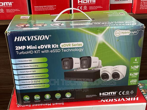 Hikvision 2mp Mini Edvr 4ch Full Color KIT + 330gb · Photo 3