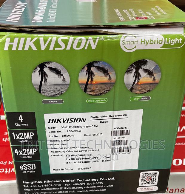 Hikvision 2mp Mini Edvr 4ch Full Color KIT + 330gb · Photo 4