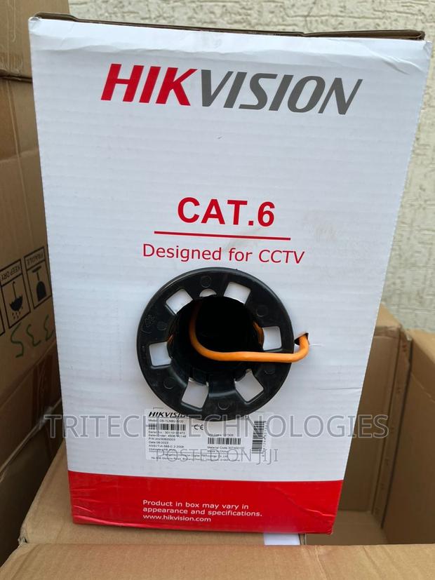 Hikvision Ds-1ln6u-Sco Cat6 Cable 305M Pure Copper (Orange) · Photo 4