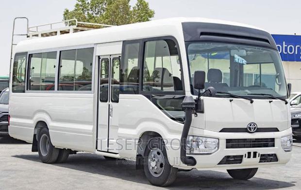 New Toyota Coaster 2023 Beige