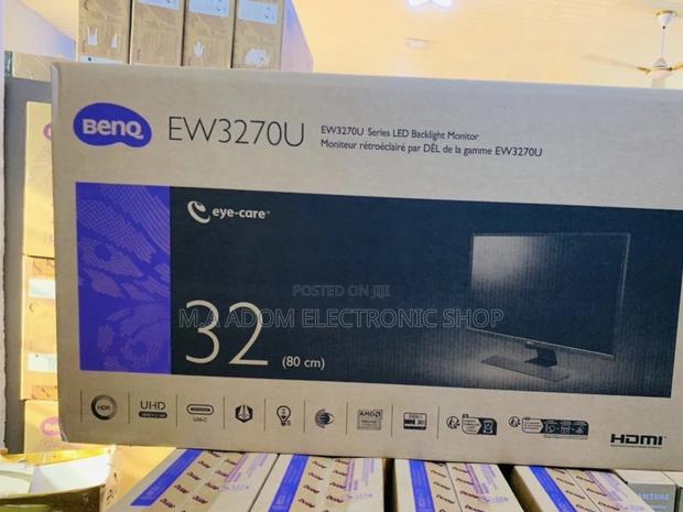 Brand New Benq 32” EW3270U Uhd Premium Monitor(Black) · Photo 2