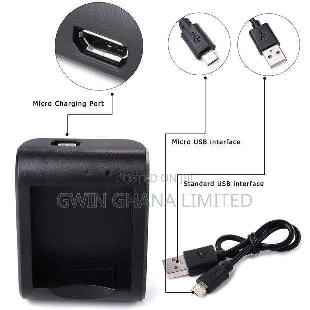 Action/Sport Camera Charger and Two Batteries photo 4