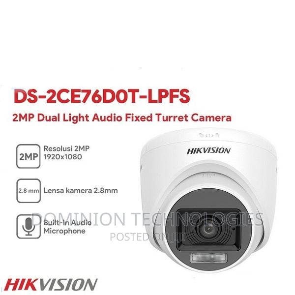 Hikvision Ds-2ce76d0t-LPFS 2mp Smart Hybrid Light Audio Dome · Photo 2