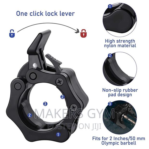 Olympic 2"Spinlock Collar Barbell (R Lock) · Photo 4