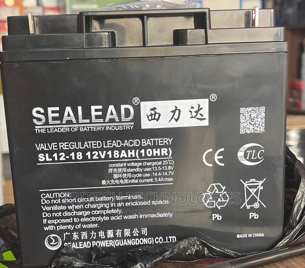 12v 18ah Rechargeable Sealed Lead Acid High Rate Battery · Photo 2