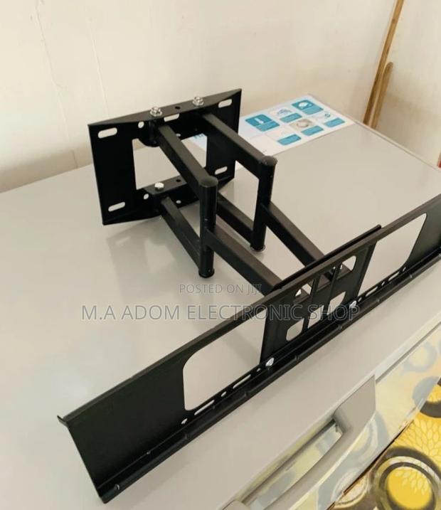 Fresh in Box Adjustable Double Arm Tv Mount(Black). · Photo 2