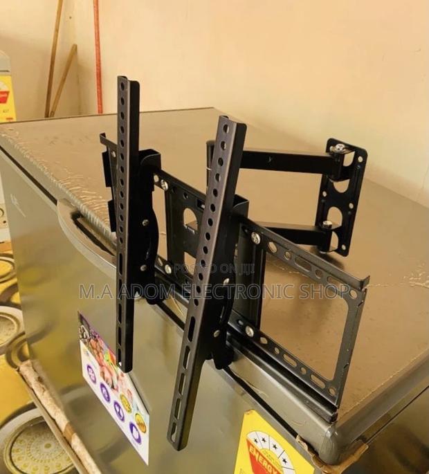 Affordable Adjustable Corner Tv Mount for 32” to 55”(Black). · Photo 2