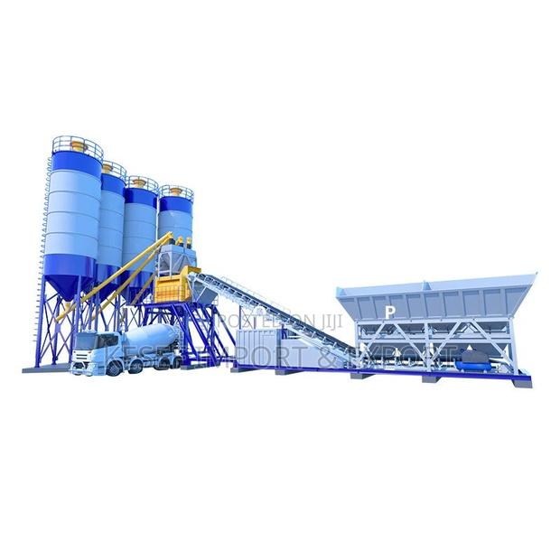 Batching Station . Concrete Mixing Plant