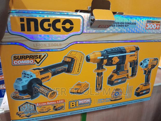 20v Lithium-ion Cordless 3pcs Combo Kit · Photo 4