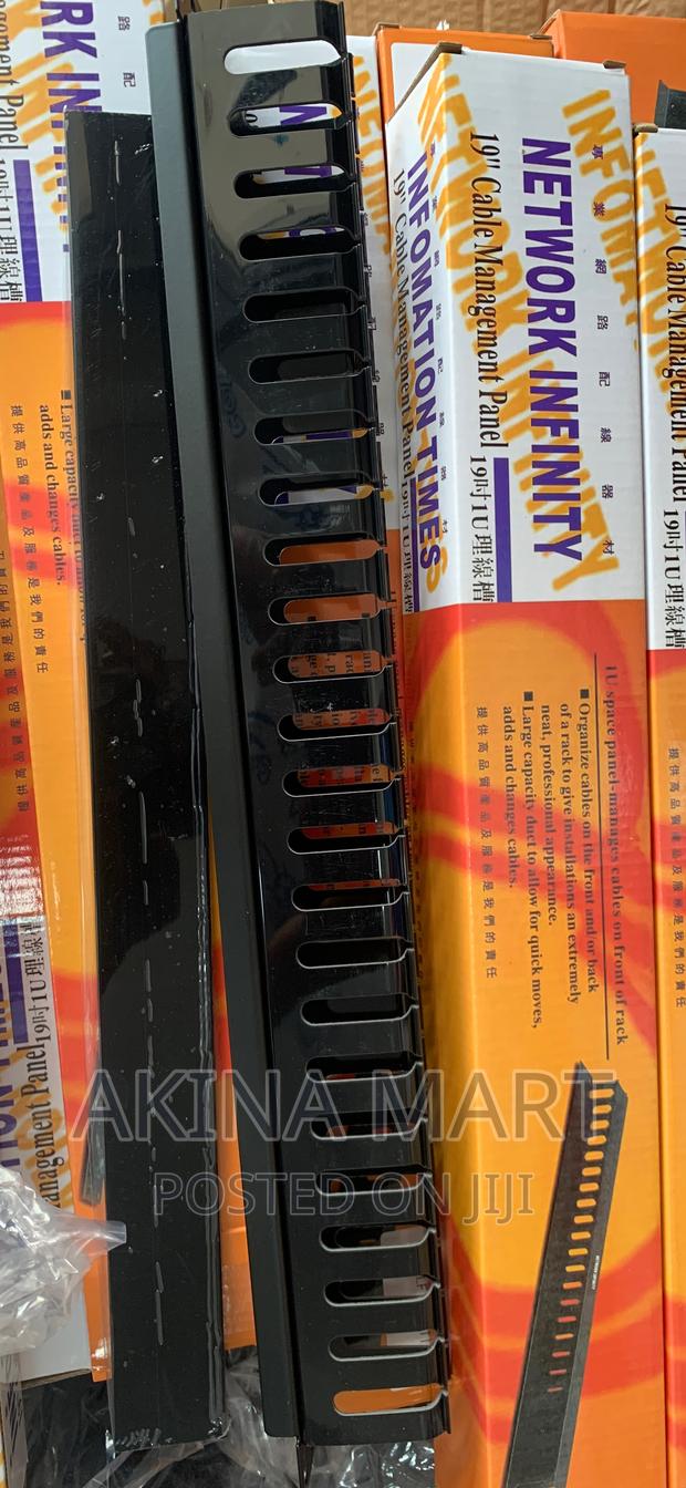 Network Cable Manager 19”Cable Management Panel photo 2