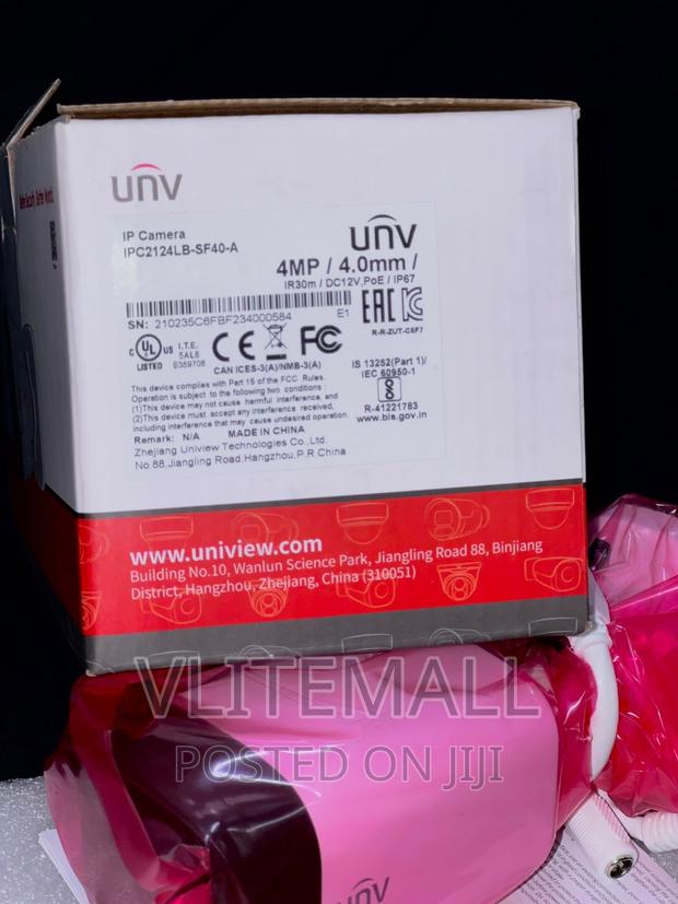 Unv 4mp/4.0mm IP Camera (Ipc2124lb-Sf40-A) photo 2