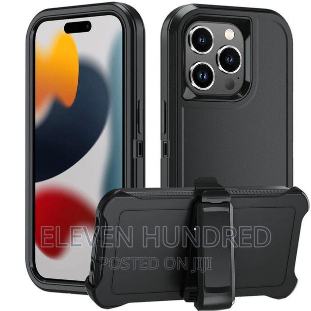 iPhone 15 14 13 12 11 Defender Case Hybrid Shockproof Cover · Photo 3