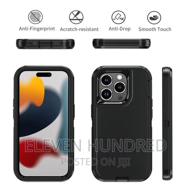 iPhone 15 14 13 12 11 Defender Case Hybrid Shockproof Cover · Photo 4