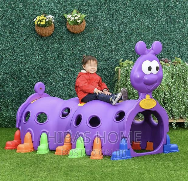 Caterpillar Tunnel Kids Crawl Tunnel Playground Equipment · Photo 4