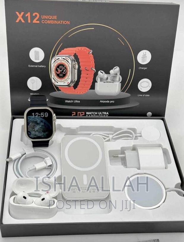 X8 Premium Smart Combo . Watch , Earbuds , Fast Charging Kit · Photo 4