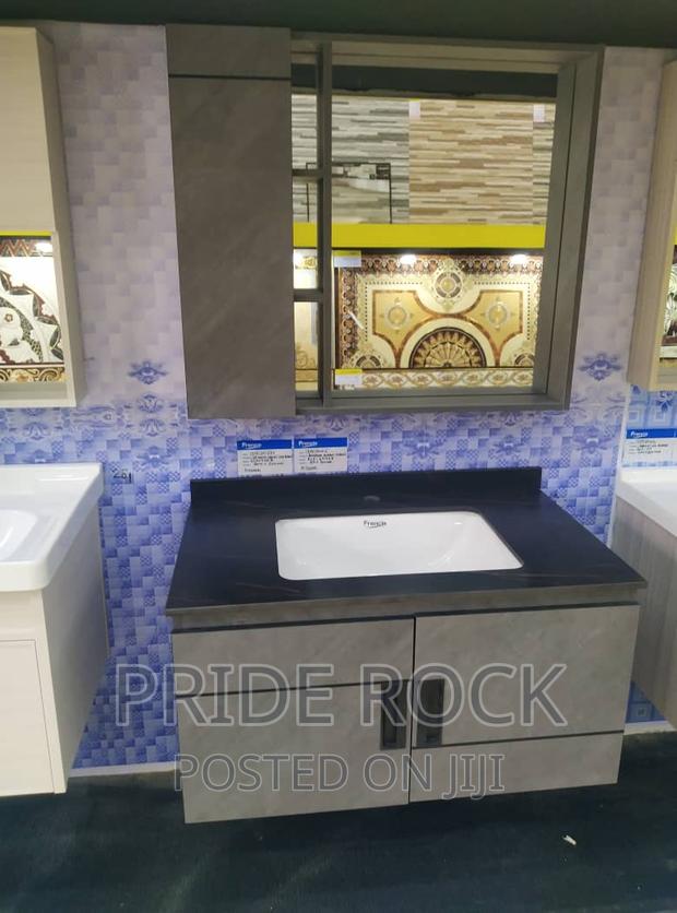 Cabinet Basin Vanity With Mirror and Mixture Tap · Photo 3