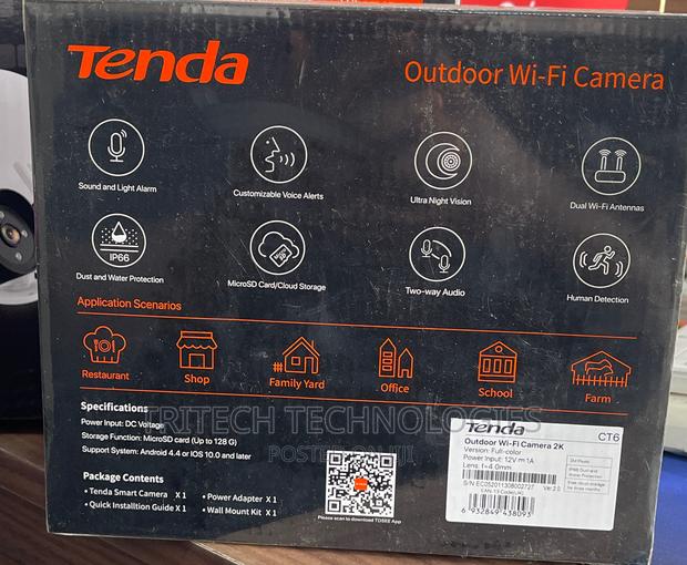 Tenda Ct6 Outdoor Wi-Fi Camera Full Color With Sound · Photo 4