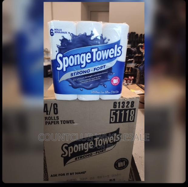 Sponge Towels Kitchen Tissue 24 Pk