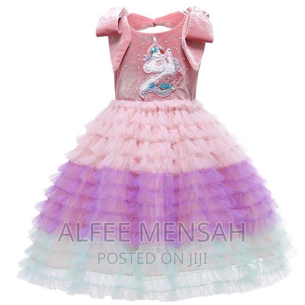 Unicorn Cake Korean Velvet Splicing Mesh Princess Dress