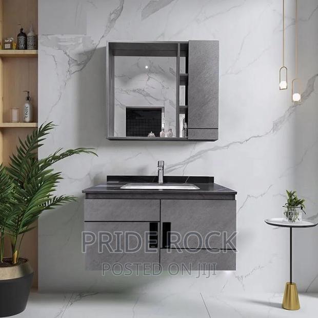 Cabinet Basin Vanity With Mirror and Mixture Tap · Photo 4