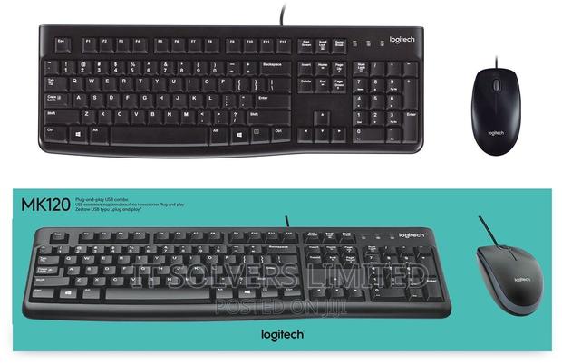 Logitech Mk120 Usb Keyboard And Mouse Set · Photo 2