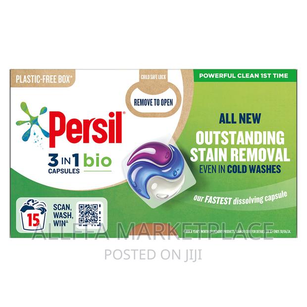 Persil 3-in-1 Bio Capsules, 15 Washes