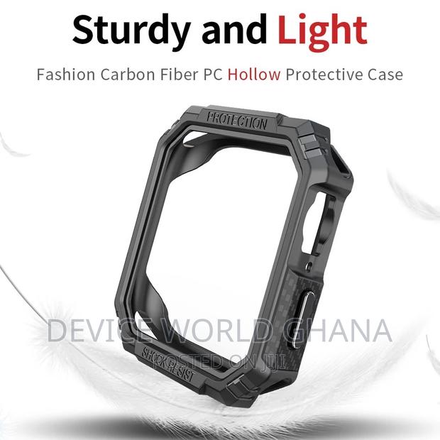 Edge Carbon Fiber Bumper Case for Apple Watch Series 1-9 photo 2