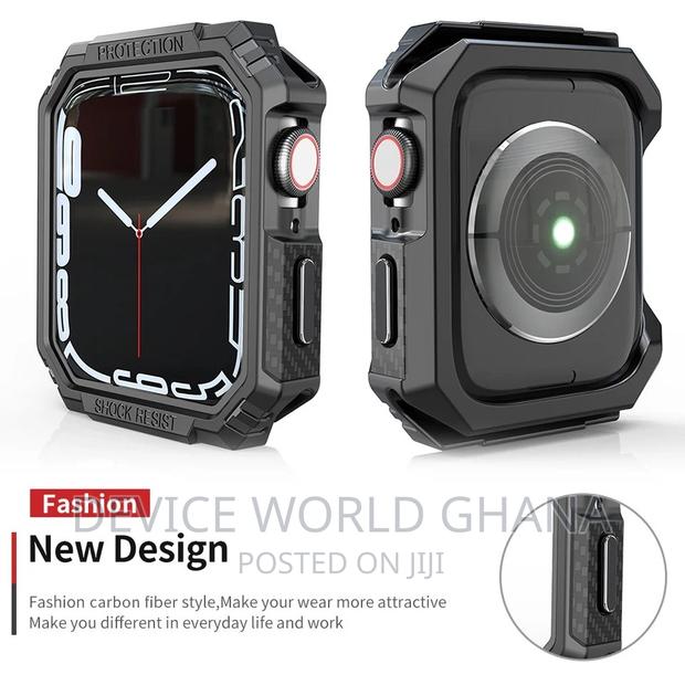 Edge Carbon Fiber Bumper Case for Apple Watch Series 1-9 photo 3