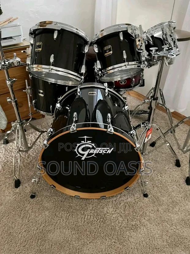 Gretsch Drums Renown RN2-E8246 4-Piece Shell Pack - Black · Photo 2