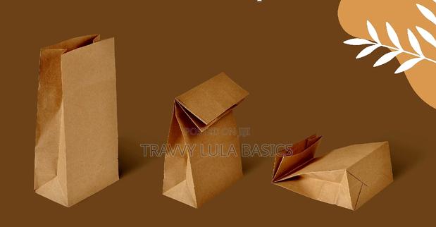 New Hard Kraft Paper Food Bags(Brown) · Photo 4