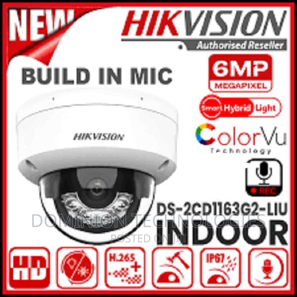Hikivision Ds-2cd1163g2-Liu 6mp 2.8mm IP Colorvu Dome Camera · Photo 2