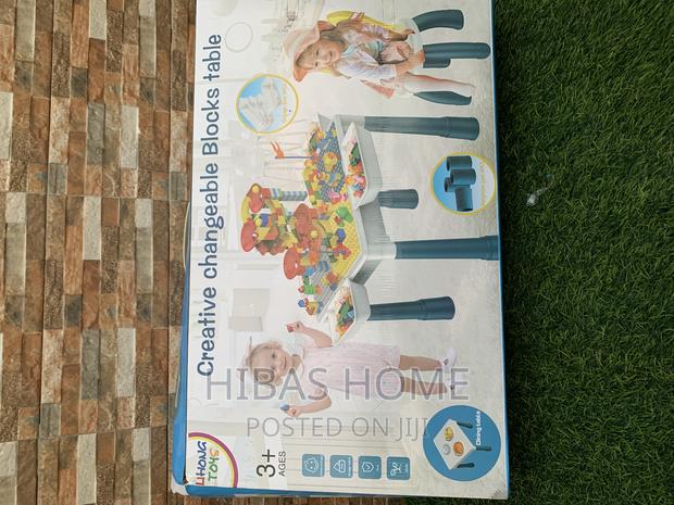 Big Size Creative Changeable Block Table With 2 Chairs · Photo 4