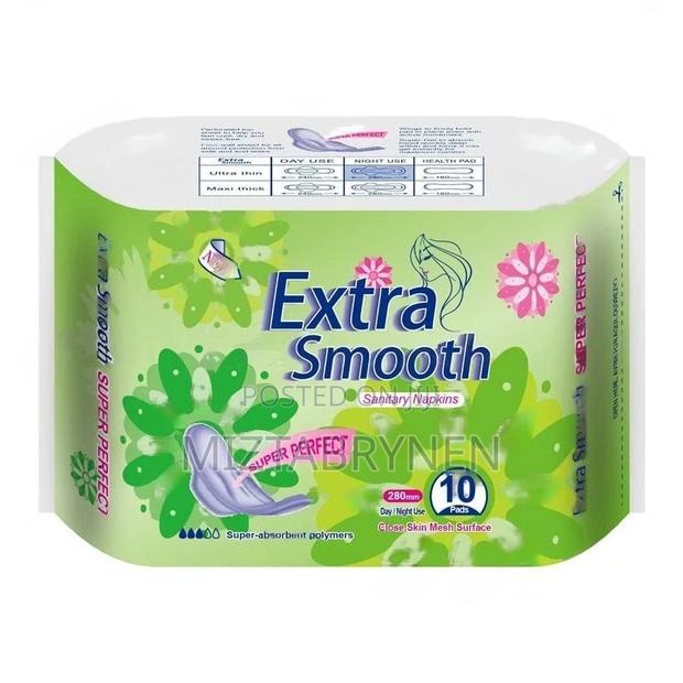 10 Extra Smooth Sanitary Pads + 5 Mini Pads