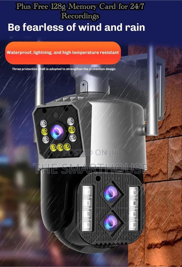 Smart Triple-Lens CCTV Camera photo 7