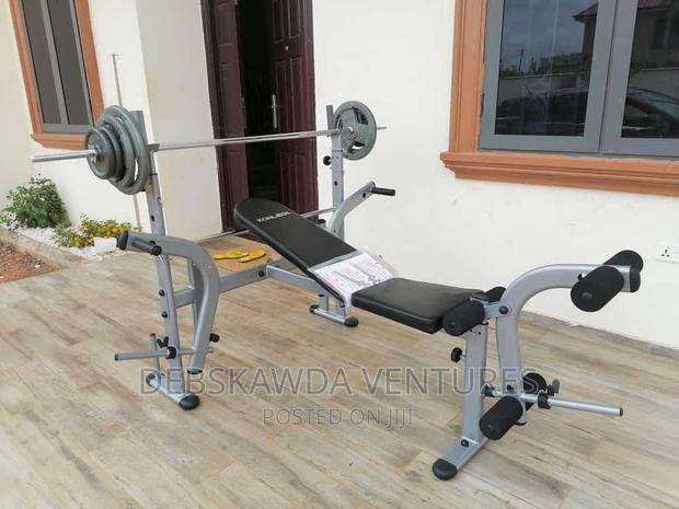 Commercial Weight Bench With 50kg Weight · Photo 2