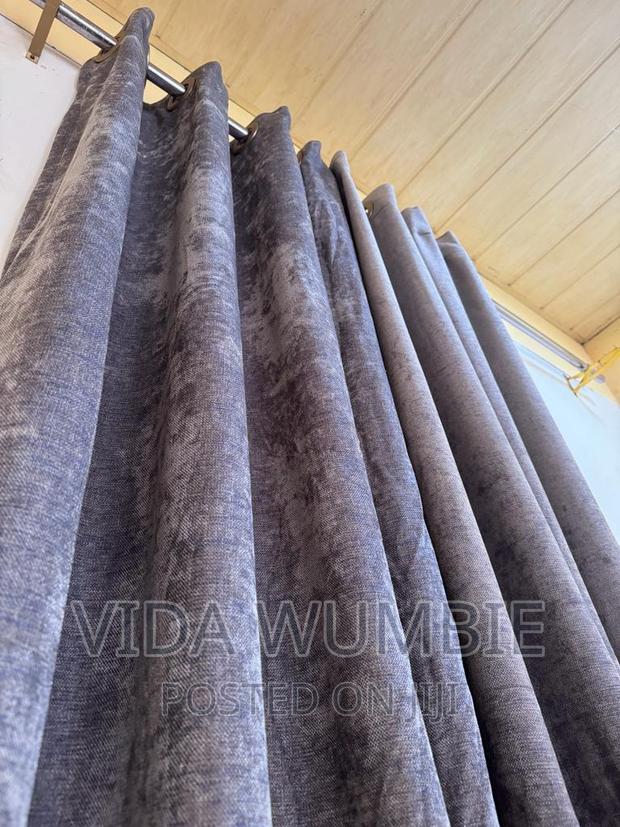 Quality Window Curtains (Width 4.5 Feet/ Length 8.5 Feet · Photo 2