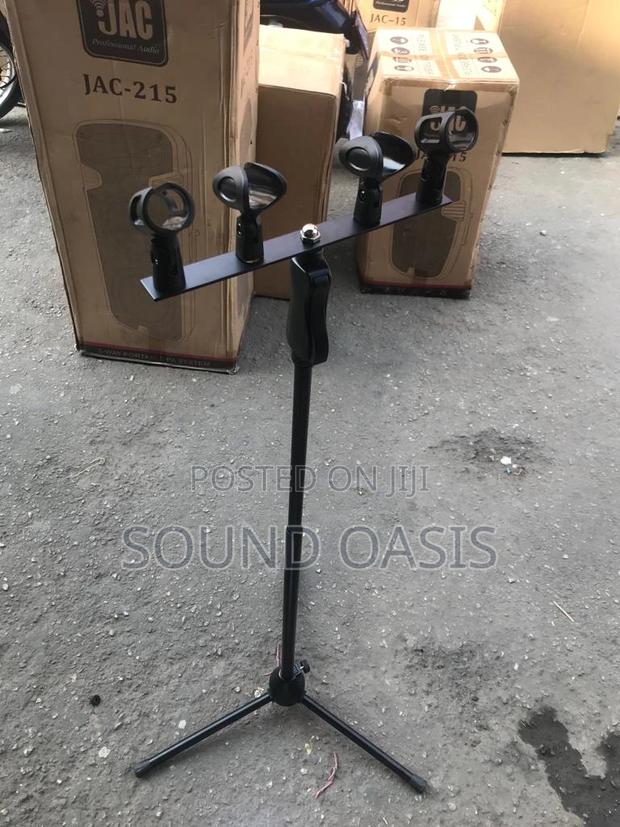 JAC T Bar – Four Mic Holder – Holds Four Microphones · Photo 3